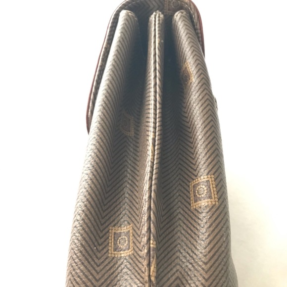 Vintage LOVERS leather top handle satchel Texier vintage bag - Picture 15 of 16